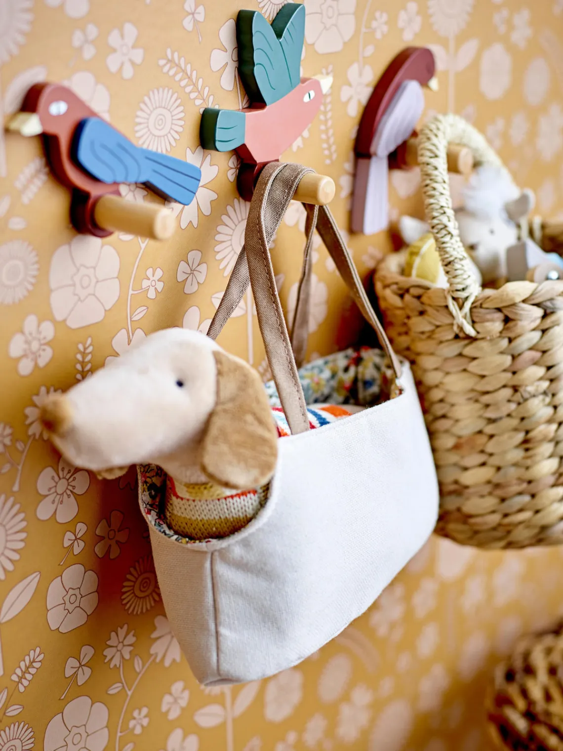 Outlet Bloomingville Mini Patères en bois Lewi, 3 élém.