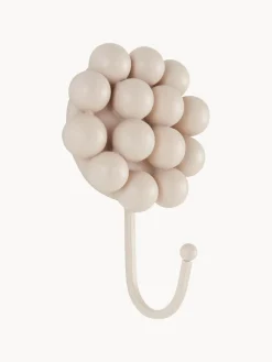 New Jotex Patères en porcelaine Benevento, 2 pièces Beige clair