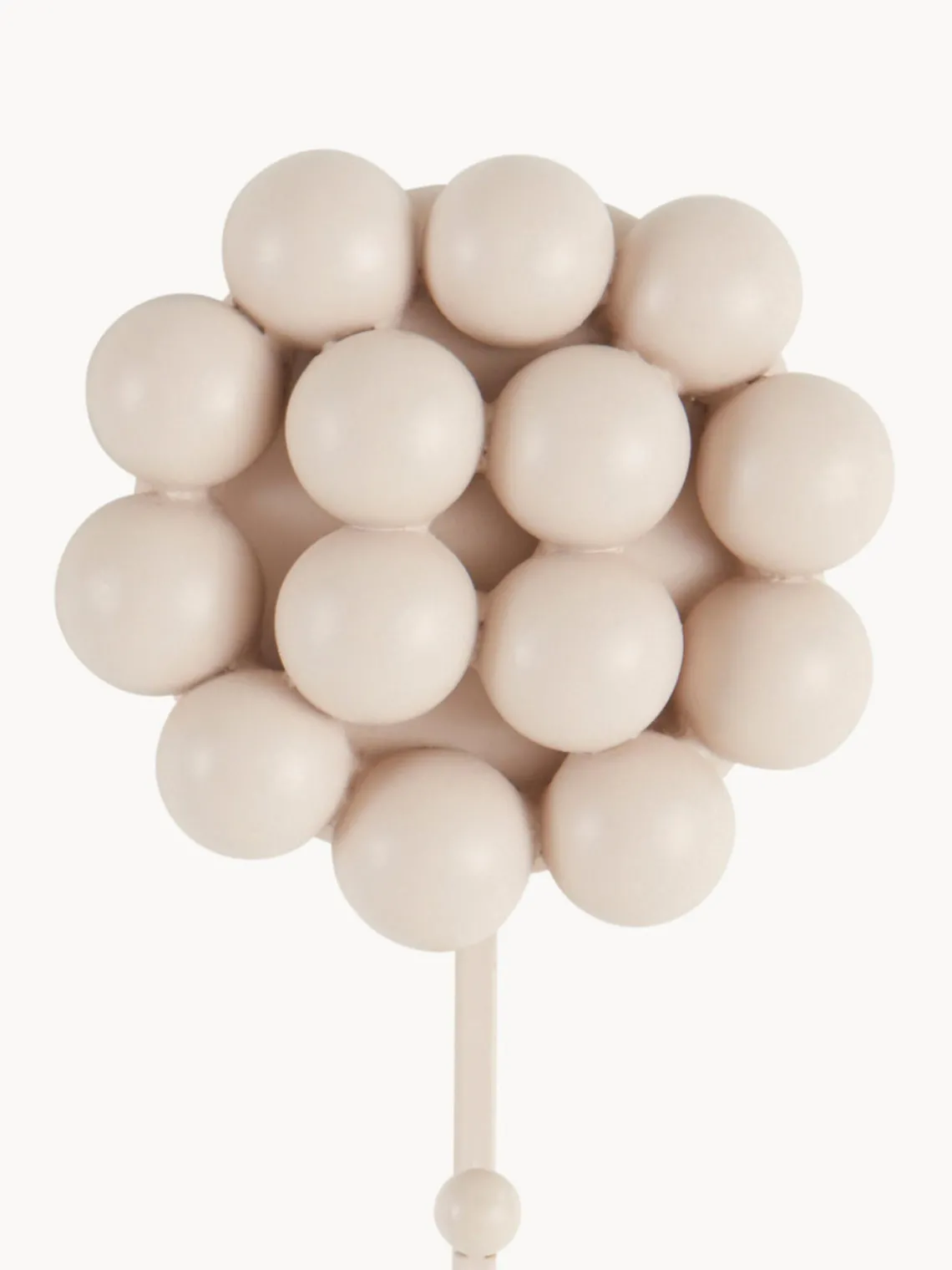 New Jotex Patères en porcelaine Benevento, 2 pièces Beige clair
