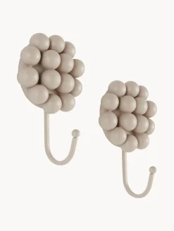 Clearance Jotex Patères en porcelaine Benevento, 2 pièces Beige