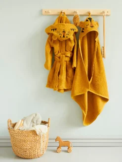 Clearance Roommate Peignoir pour enfant Tiger, tailles variées Jaune soleil