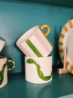 Discount Anna + Nina Peints à la main tasse Ribbon