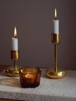 New iittala Petit bougeoir Nappula, haut. 11 cm Laiton