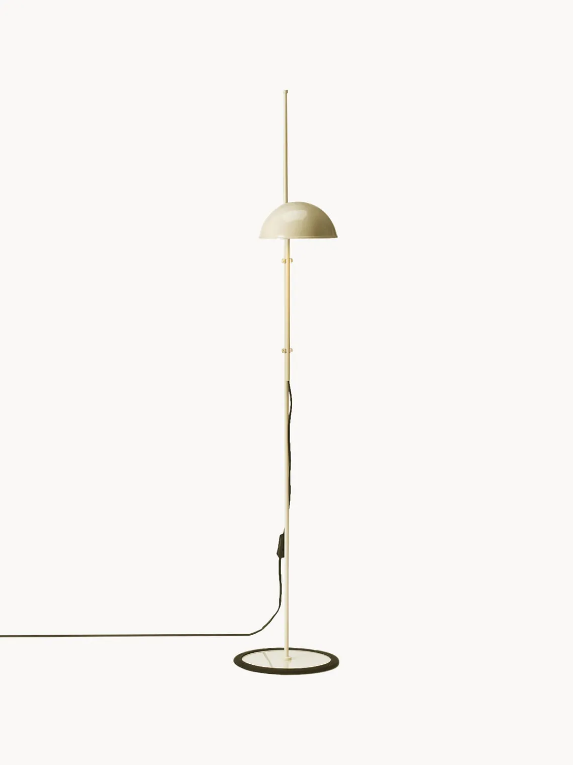 Discount Marset Petit lampadaire orientable Funiculí Beige clair, haute brillance