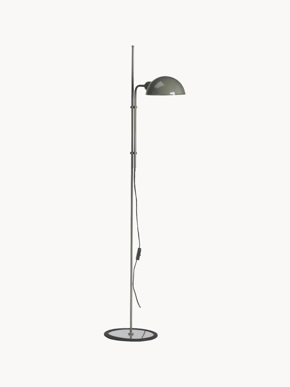 Clearance Marset Petit lampadaire orientable Funiculí Grège, haute brillance
