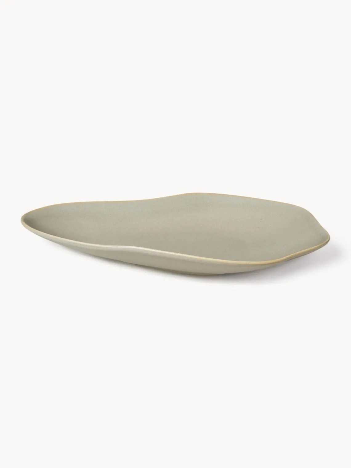 Discount Broste Copenhagen Petit plat de service fait à la main de forme organique Limfjord