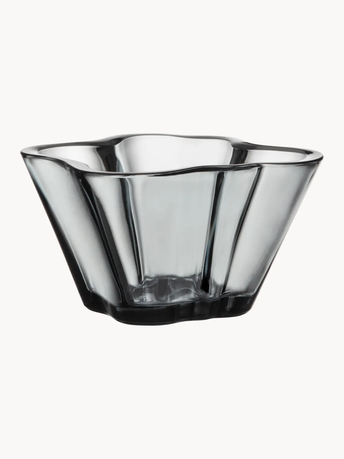 Clearance iittala Petite coupe décorative Alvar Aalto Gris foncé, transparent
