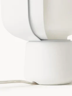Discount FontanaArte Petite lampe à poser artisanale Blom Blanc