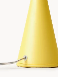 Online FontanaArte Petite lampe à poser artisanale Bilia Blanc, jaune citron