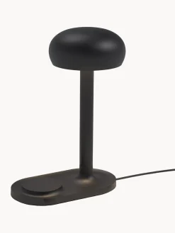 Sale Eva Solo Petite lampe à poser LED avec dock de chargement Emendo, intensité lumineuse variable Noir
