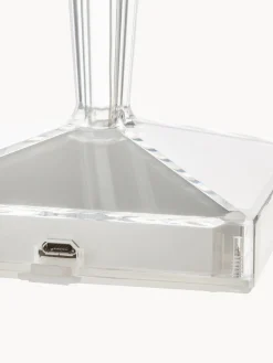 Discount Kartell Petite lampe à poser LED Battery, haut. 26 cm Transparent