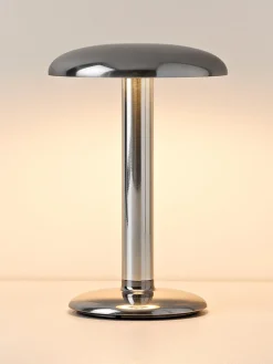 Sale Flos Petite lampe à poser LED Gustave, intensité lumineuse variable Argenté, haute brillance
