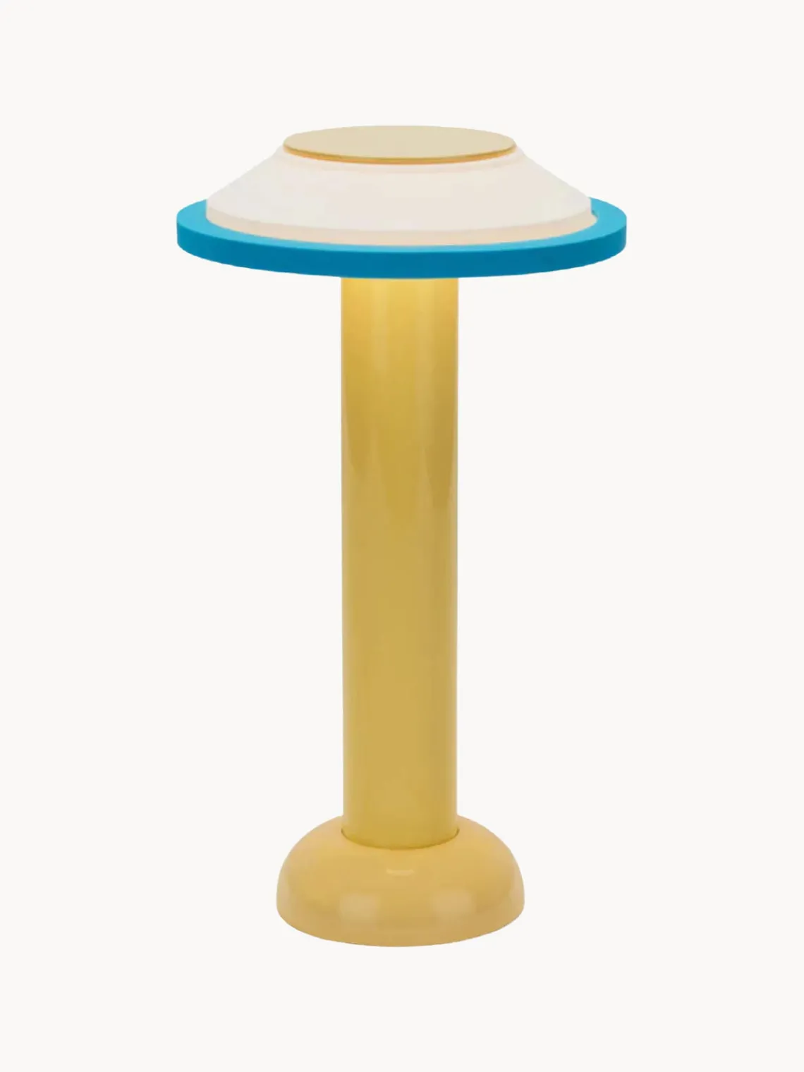 Outlet Sowden Petite lampe à poser LED mobile PL2, intensité lumineuse variable Jaune soleil, blanc, bleu