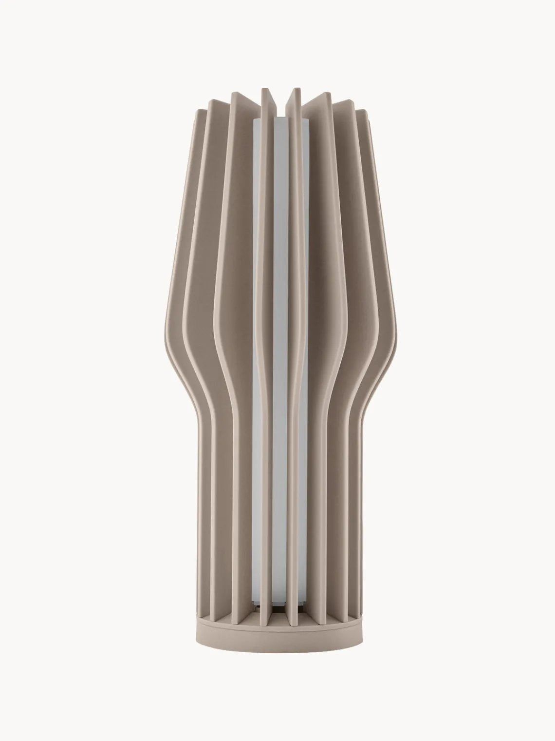 Hot Eva Solo Petite lampe à poser LED mobile Radiant, intensité lumineuse variable Beige clair
