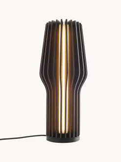 Hot Eva Solo Petite lampe à poser LED mobile Radiant, intensité lumineuse variable Bois de chêne, anthracite laqué