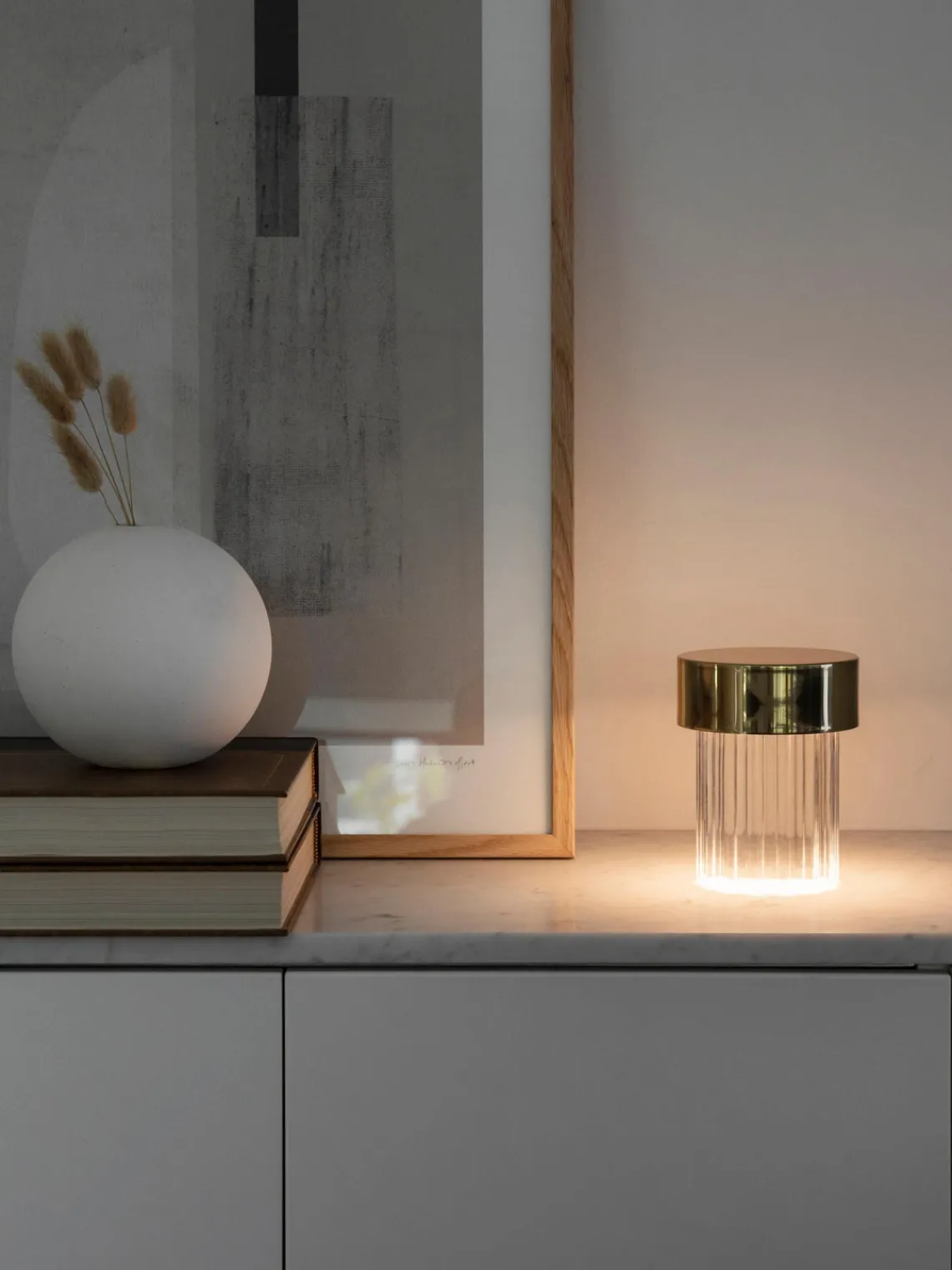 Online Flos Petite lampe à poser mobile Last Order, intensité lumineuse variable Doré, transparent