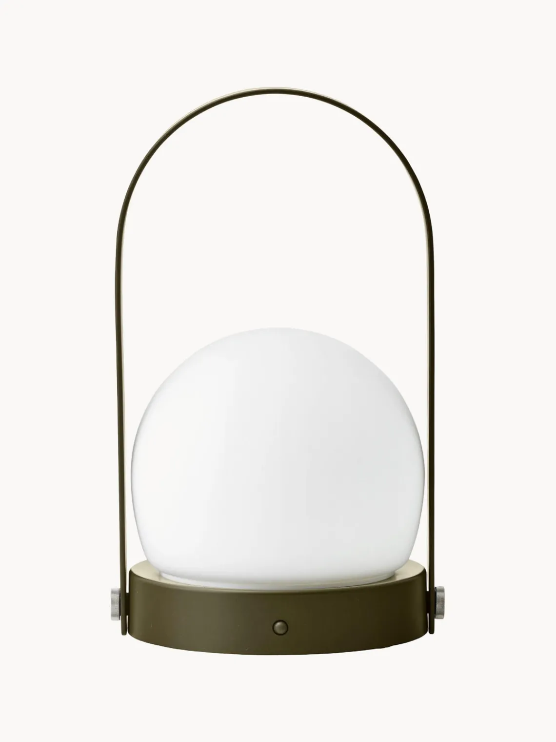 Clearance Audo Copenhagen Petite lampe à poser mobile Carrie, intensité lumineuse variable Blanc, vert olive