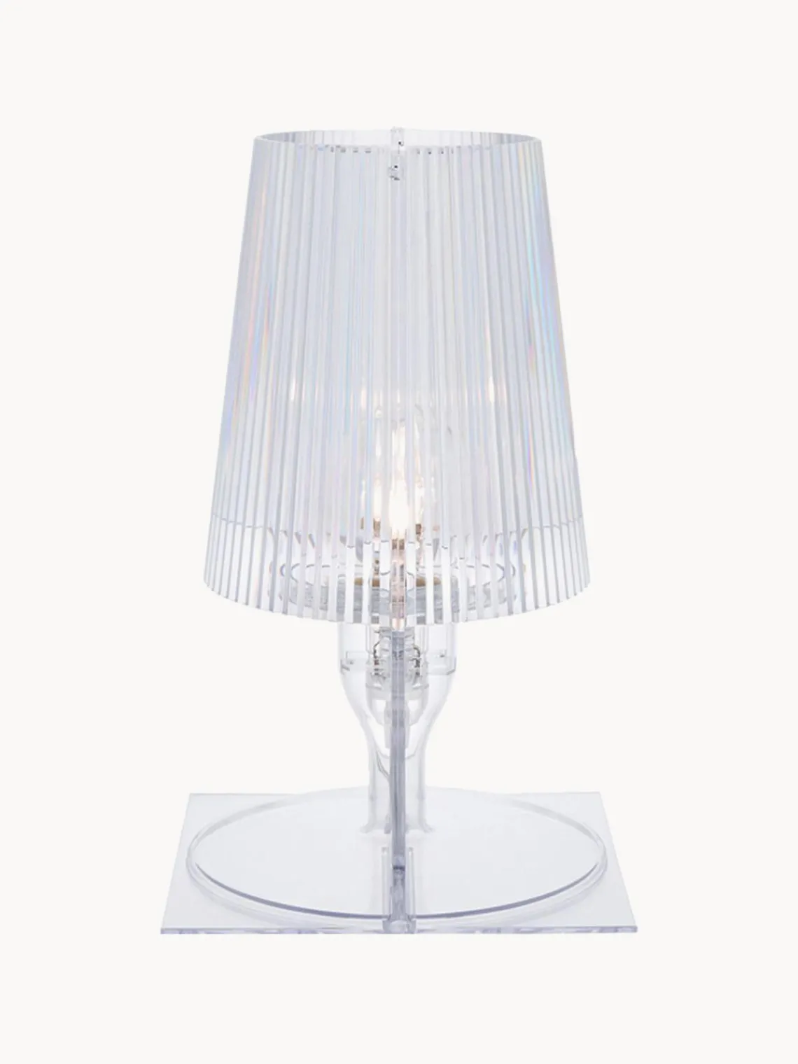 Best Kartell Petite lampe à poser Take Transparent