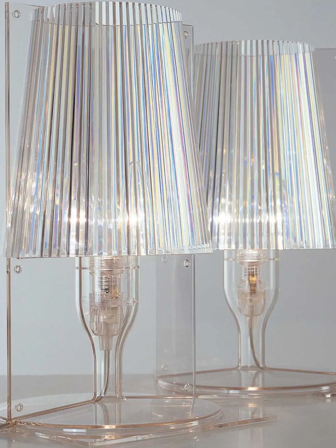 Best Kartell Petite lampe à poser Take Transparent