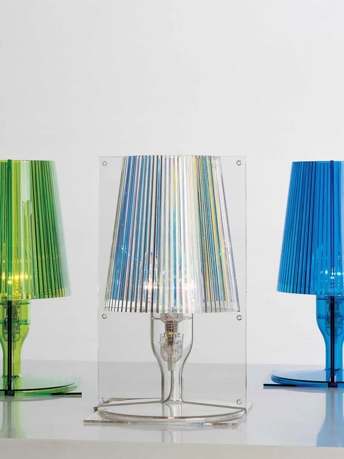 Best Kartell Petite lampe à poser Take Transparent