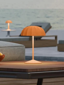 New sompex Petite lampe d'extérieur LED mobile Ombrellino, intensité lumineuse variable Orange