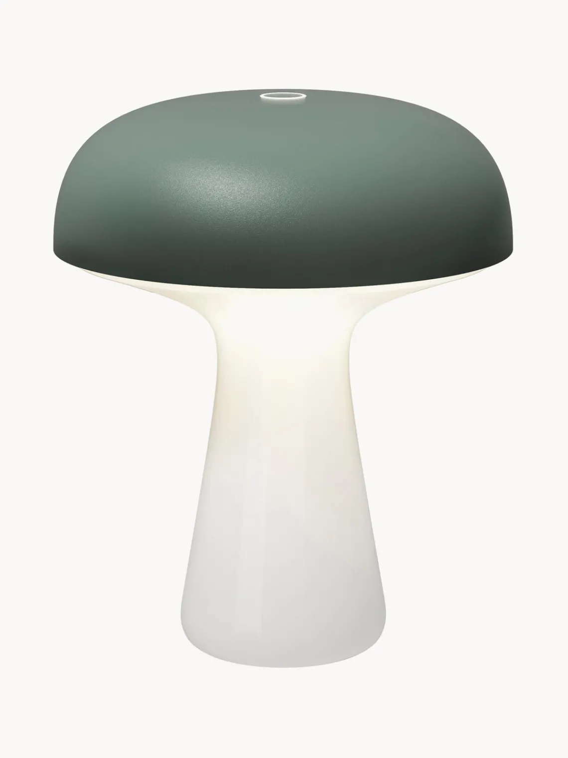 Fashion sompex Petite lampe d'extérieur LED My T, intensité lumineuse variable Vert sauge, blanc