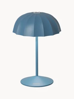 Outlet sompex Petite lampe d'extérieur LED mobile à intensité variable Ombrellino Gris-bleu
