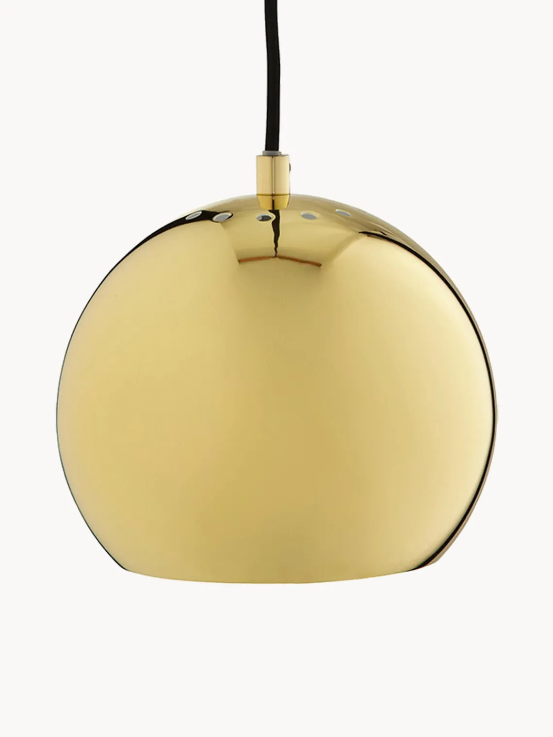 Hot Frandsen Petite suspension boule Ball Doré, haute brillance
