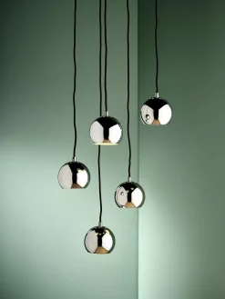 Sale Frandsen Petite suspension boule Ball Argenté, haute brillance