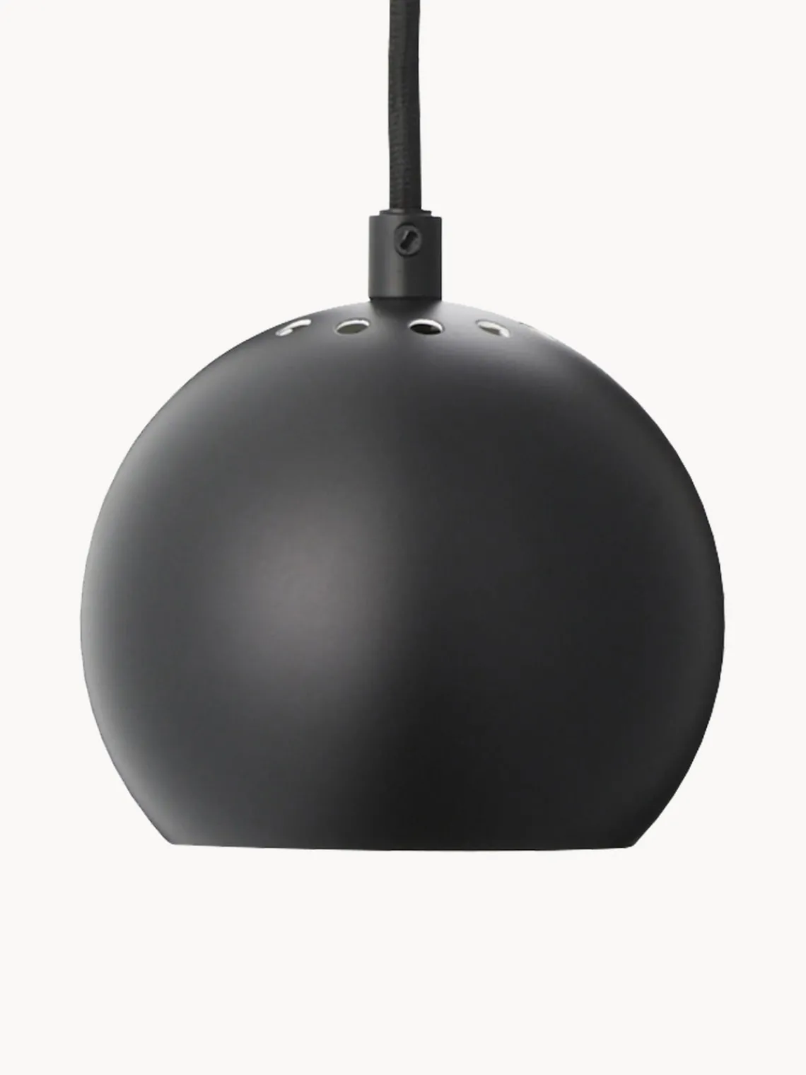 Fashion Frandsen Petite suspension boule Ball Noir, mat