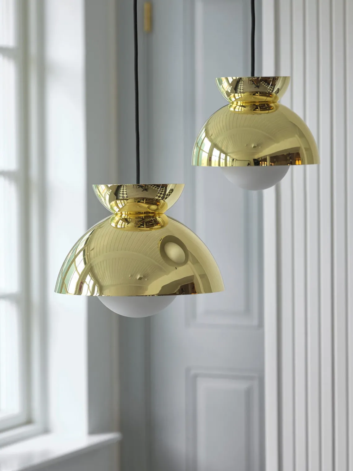 Outlet Frandsen Petite suspension design Butterfly Doré, haute brillance