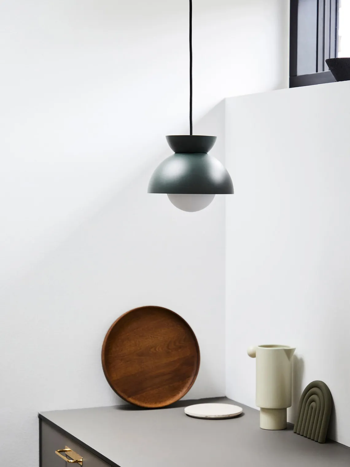 Hot Frandsen Petite suspension design Butterfly Bleu pétrole, mat