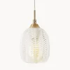 Best Nova Luce Petite suspension en verre dépoli Vario