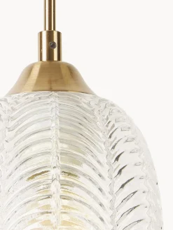 Best Nova Luce Petite suspension en verre dépoli Vario