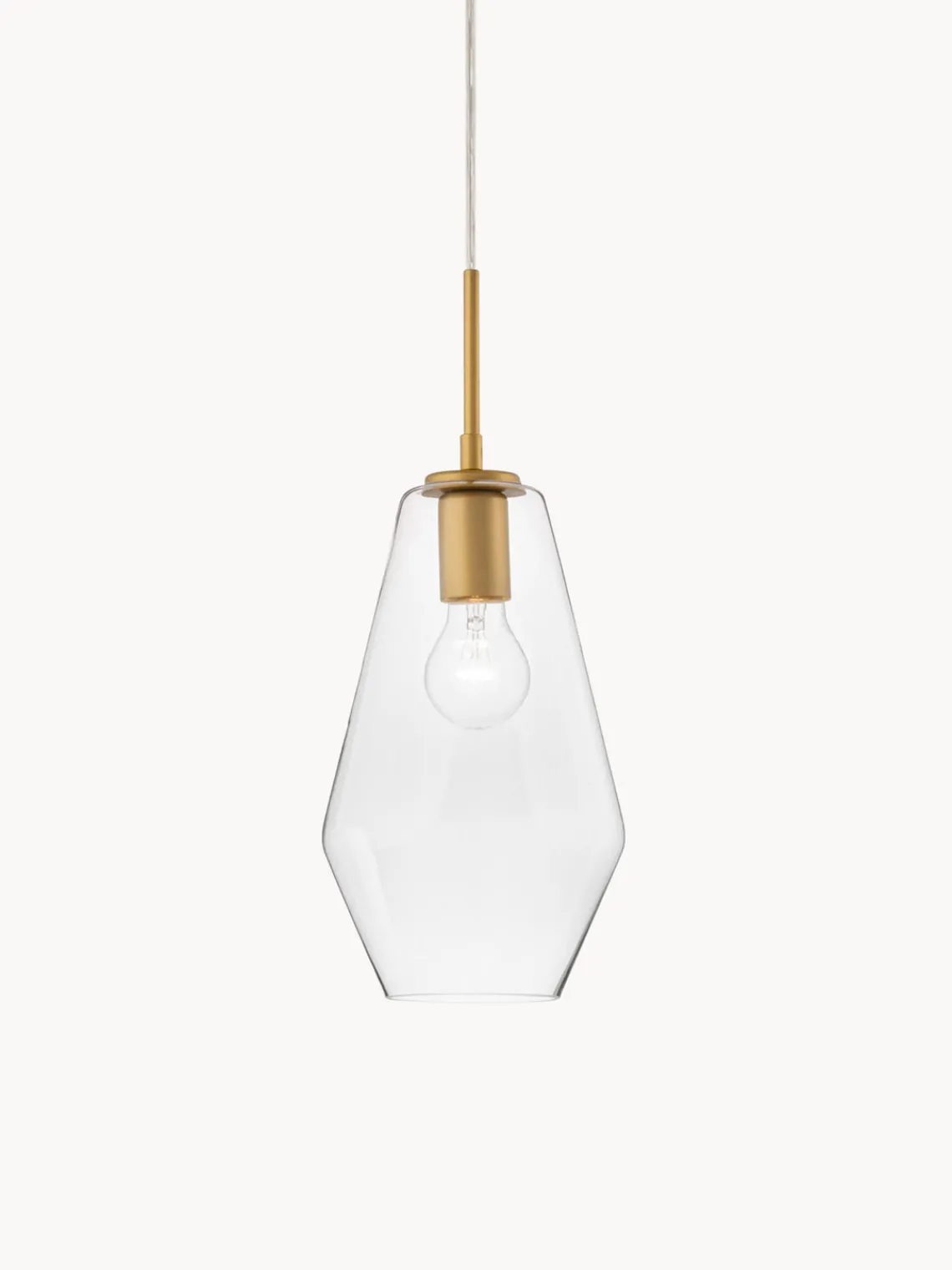 Best Nova Luce Petite suspension en verre Prisma