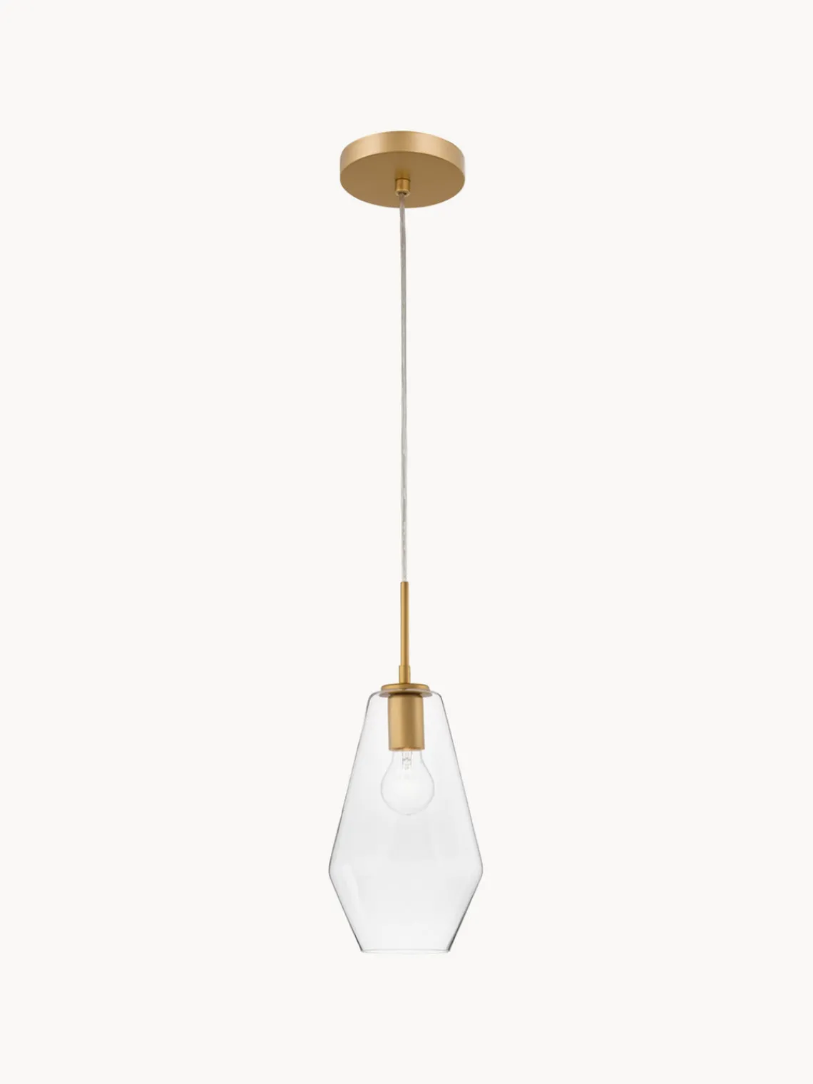 Best Nova Luce Petite suspension en verre Prisma