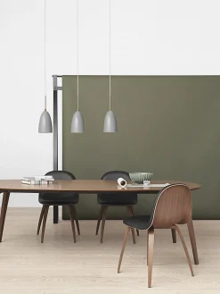 Outlet GUBI Petite suspension Gräshoppa Gris, or laiton