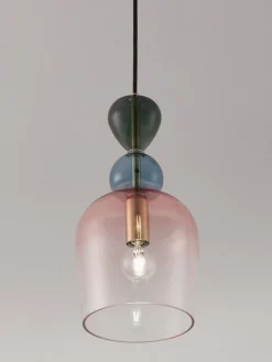 Sale Nova Luce Petite suspension Murano