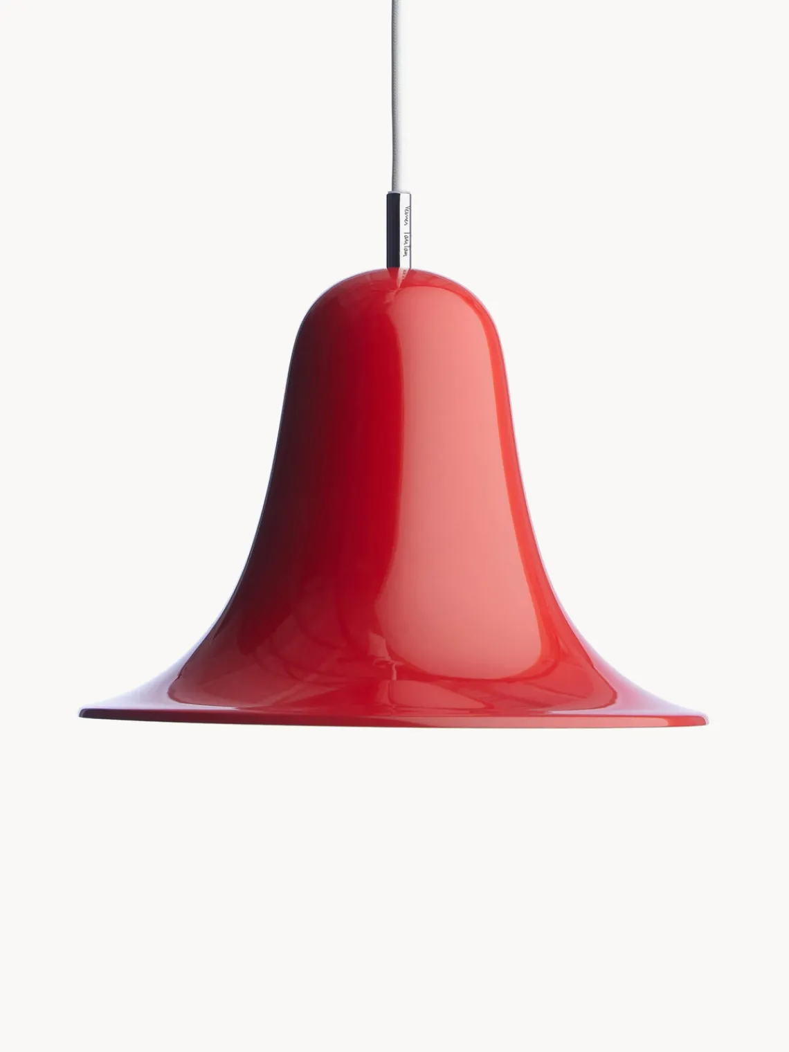 Hot Verpan Petite suspension Pantop, design Verner Panton Rouge, haute brillance