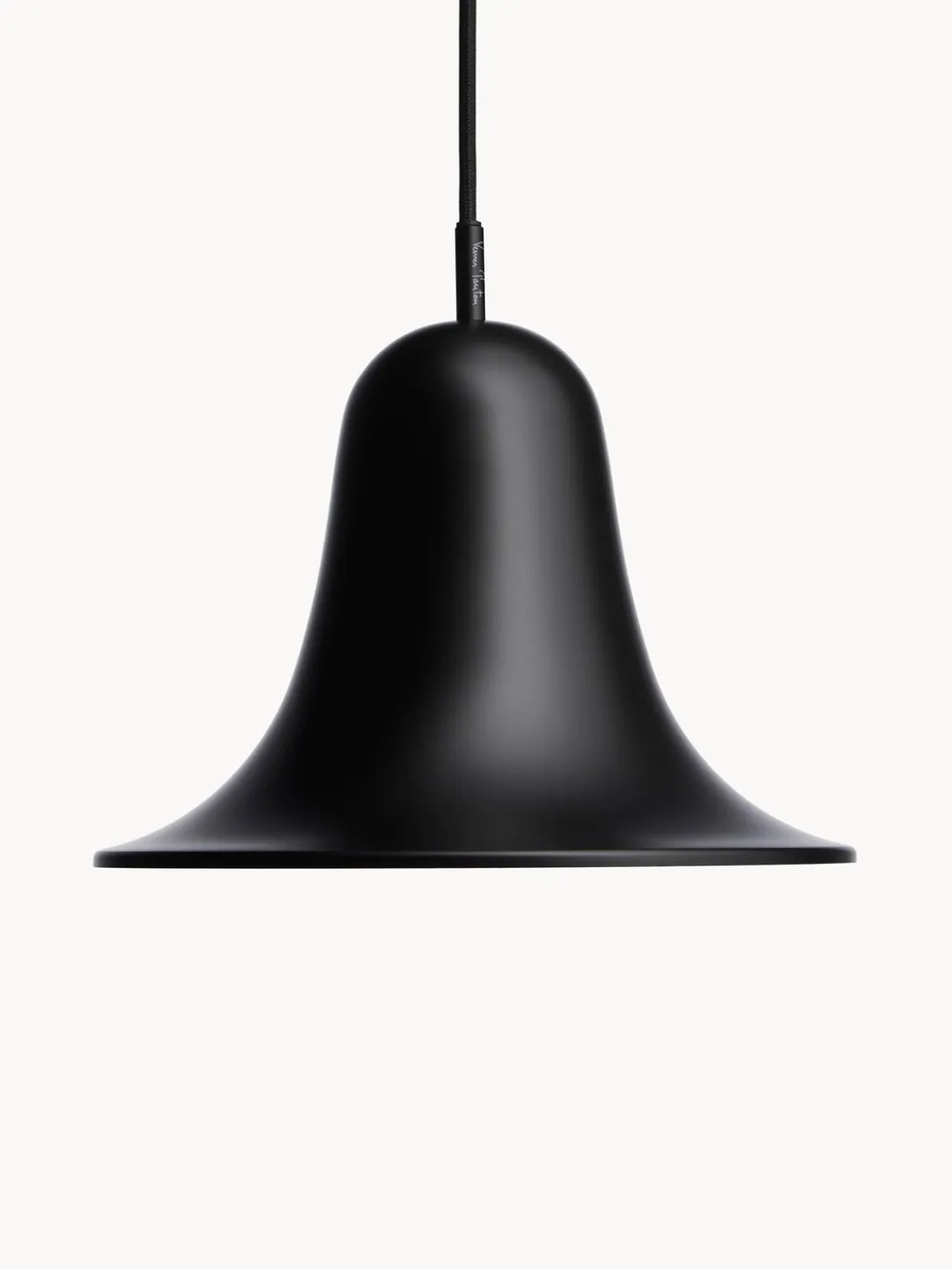 Outlet Verpan Petite suspension Pantop, design Verner Panton Noir, mat