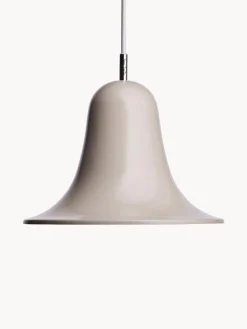 Hot Verpan Petite suspension Pantop, design Verner Panton Grège, haute brillance