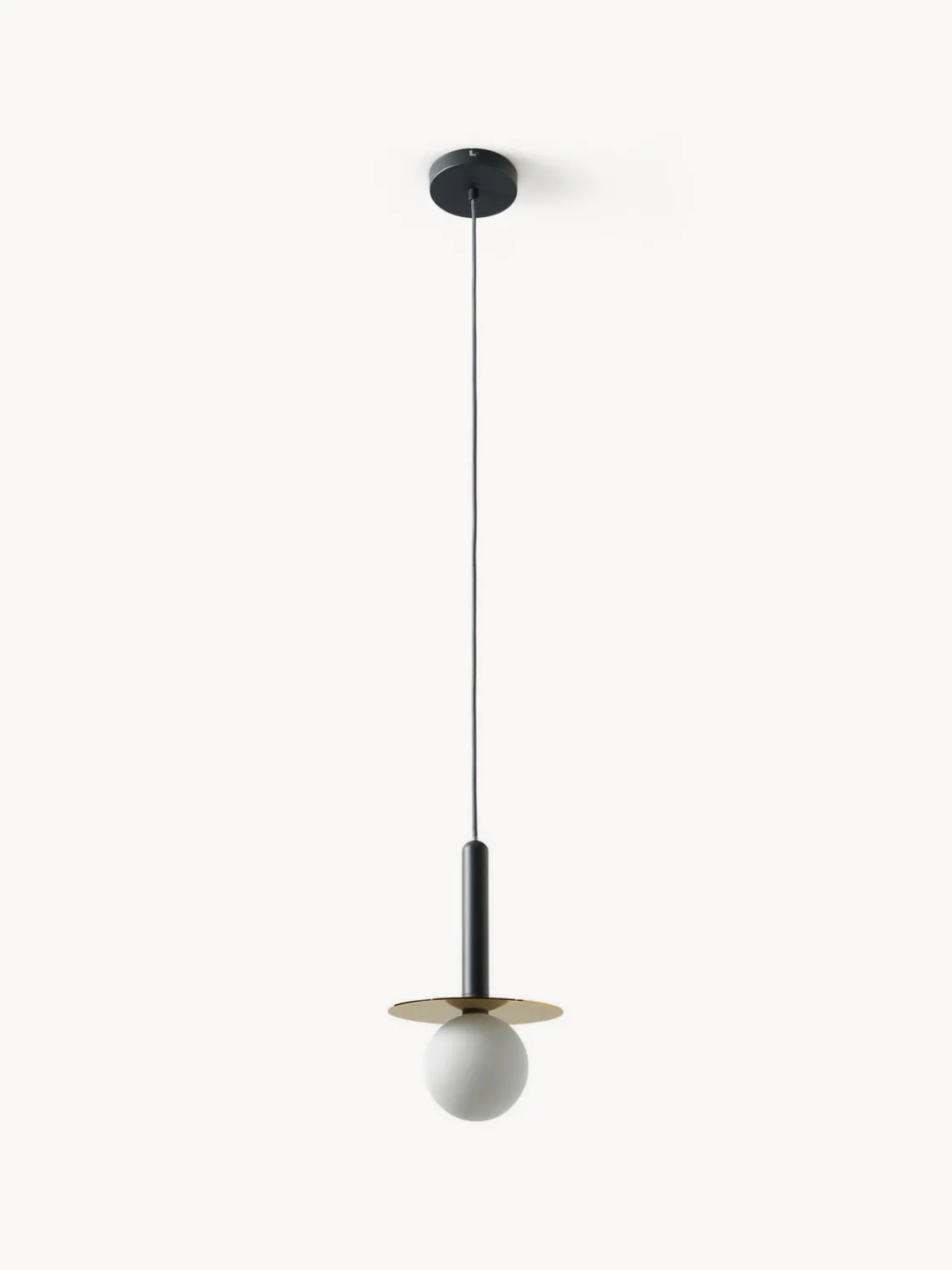 Outlet Houseof Petite suspension Plate Blanc, anthracite, doré