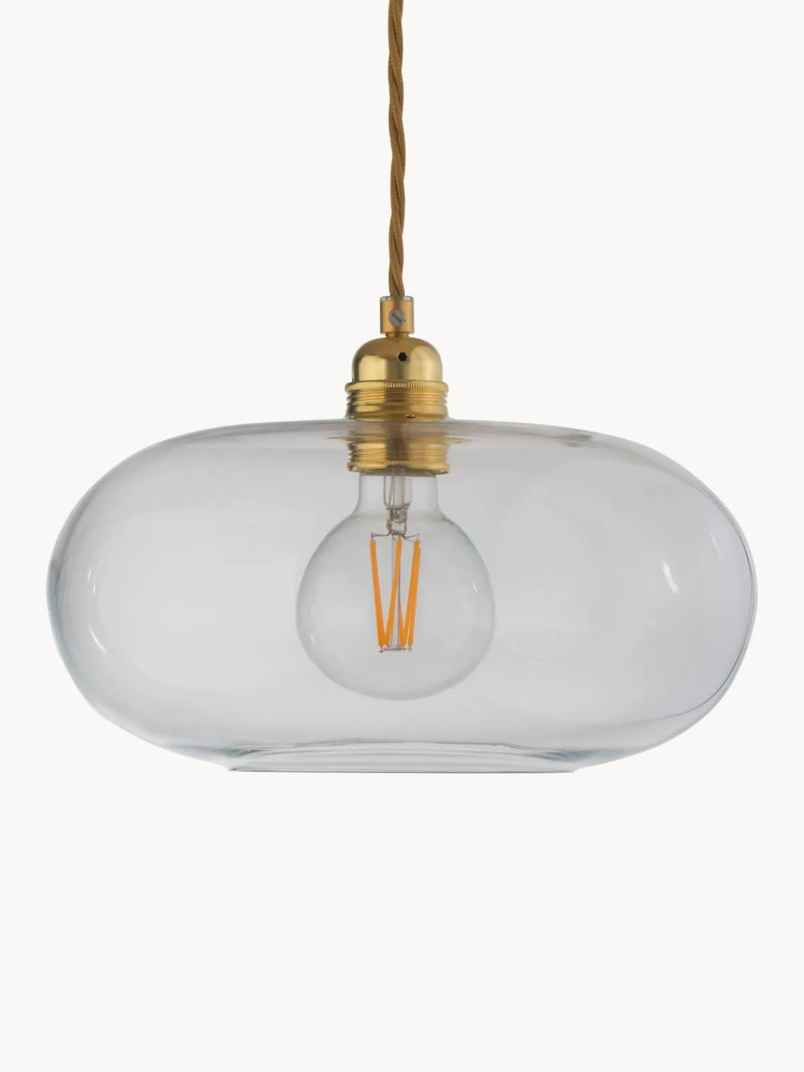 Clearance EBB & FLOW Petite suspension soufflée bouche Horizon Transparent