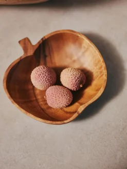 Outlet HKLIVING Petits bols artisanaux en acacia Fruit, 2 pièces