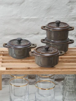Sale Staub Petits pots Mini Cocotte, 4 pièces Grège