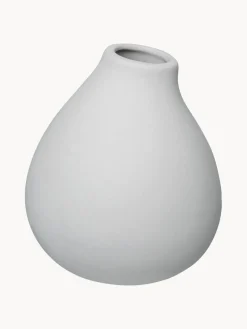 Sale blomus Petits vases en porcelaine Nona, 3 élém. Gris clair