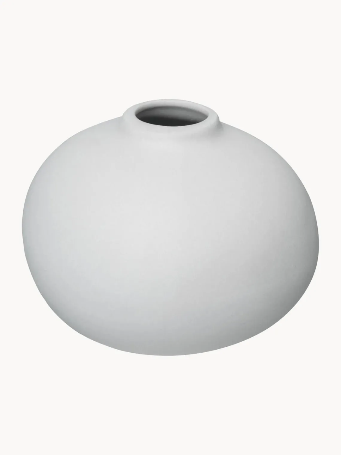 Sale blomus Petits vases en porcelaine Nona, 3 élém. Gris clair