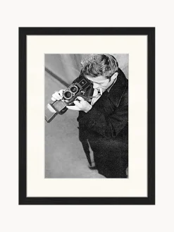 New Any Image Photographie encadrée James Dean with Camera