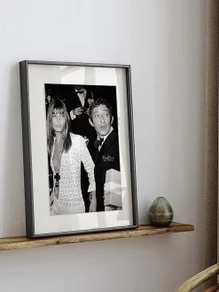 Online Any Image Photographie encadrée Serge Gainsbourg & Jane Birkin