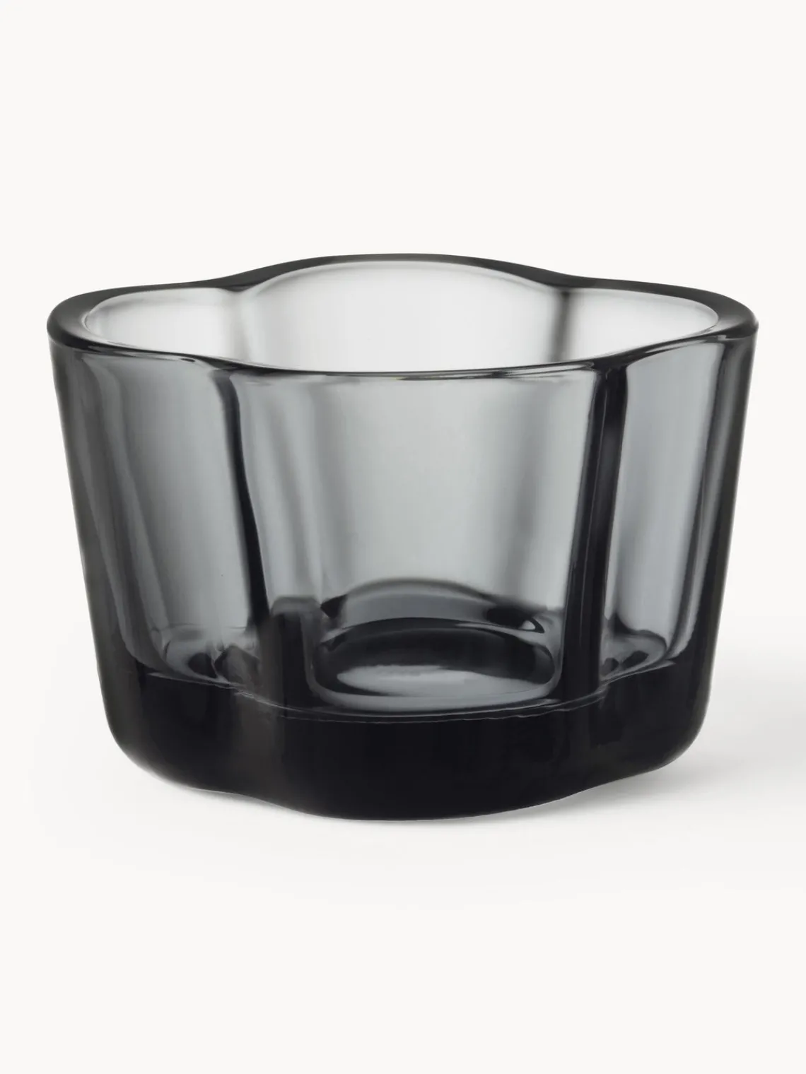 Hot iittala Photophore Alvar Aalto Gris foncé, transparent
